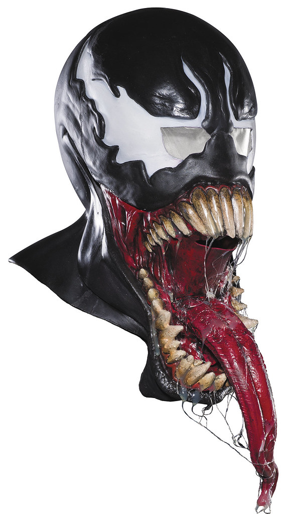 一秒變身蜘蛛人最恐怖的對手！【猛毒】全罩式DLX 面具 MARVEL VENOM FULL OVERHEAD ADULT DLX MASK
