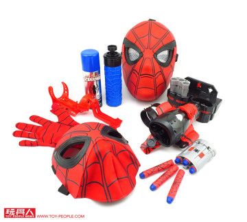 套上面罩裝上發射器、看我一秒變身超級英雄！孩之寶「蜘蛛人：返校日」扮裝系列開箱報告