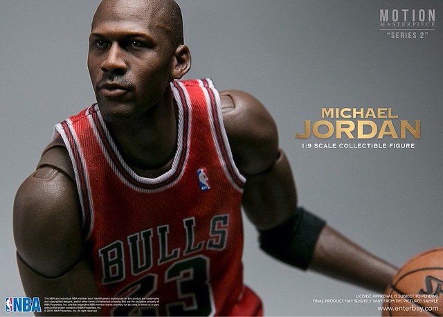 ENTERBAY – NBA 系列【麥可·喬丹】籃球之神 Michael Jordan 1/9 比例人偶作品