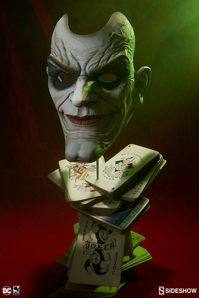 面對你的恐懼吧！SIDESHOW - 小丑：瘋狂的臉譜 1：1 雕像 The Joker- Face of Insanity Life-Size Bust