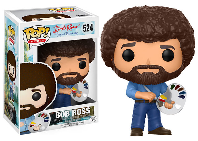 FUNKO POP! TELEVISION 系列【鮑伯．魯斯】Bob Ross 那些年，我們一起追的爆炸頭油畫大叔！！