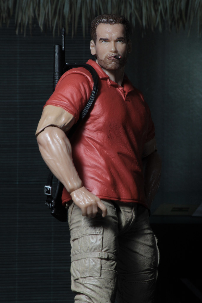 2017 SDCC 限定！！NECA 終極戰士【道奇 叢林簡報版】 Predator Jungle Briefing Dutch 7 寸可動人偶作品