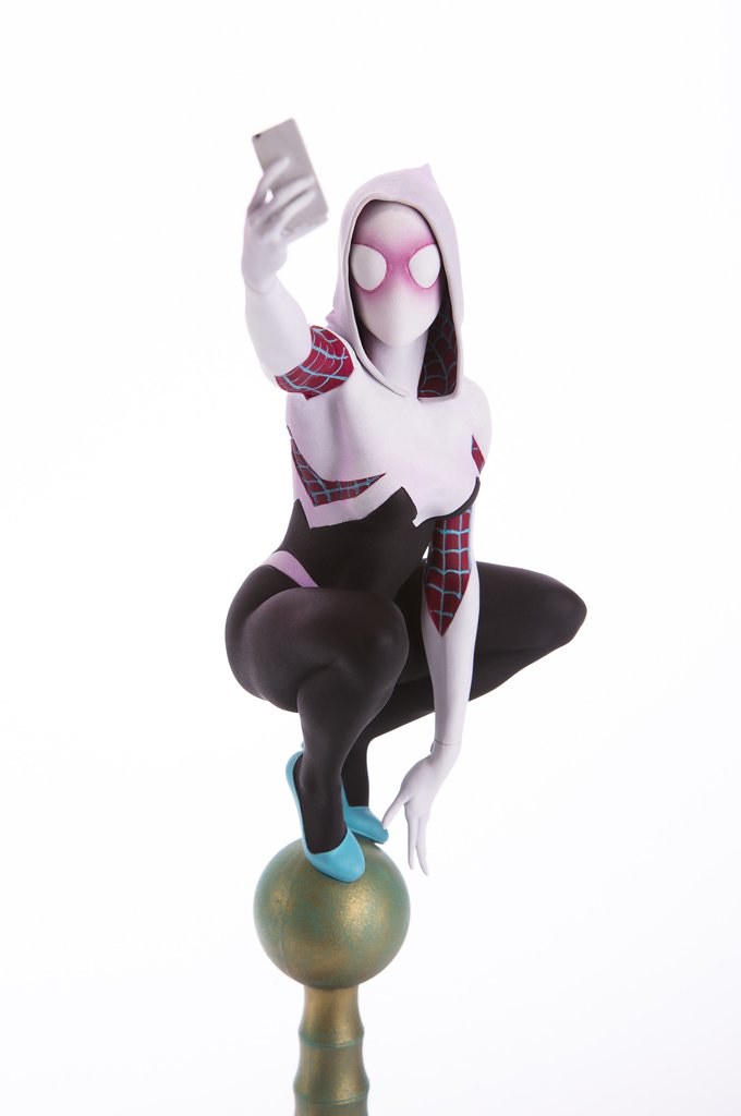 自拍真的很重要啊 Mondo 蜘蛛女關 史黛西 Spider Gwen Statue 全身雕像作品 玩具人toy People News