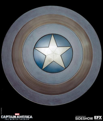 與電影裡的盾牌相同模具製作！！EFX Collectibles 美國隊長2：酷寒戰士【匿蹤盾牌】1：1 複製品 Captain America  Stealth Shield Prop Replica
