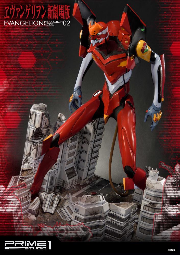 Prime 1 Studio《新世纪福音戰士》新劇場版 貳號機 ヱヴァンゲリヲン新劇場版 汎用ヒト型決戦兵器 人造人間 エヴァンゲリオン正規実用型 ２号機 EX版