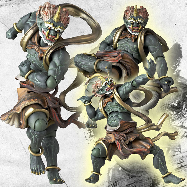 海洋堂《タケヤ式自在置物》「綠の風神」再次登場！KT Project