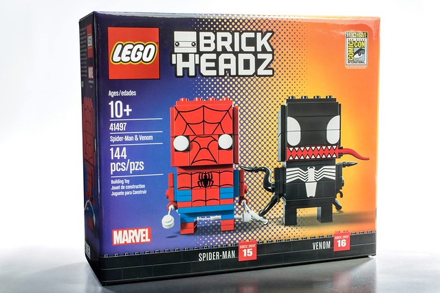 猛毒也賣萌？！2017 SDCC 限定！！ LEGO 41497 BrickHeadz 系列【蜘蛛人＆猛毒】SDCC 2017’s Exclusive Spider-Man & Venom