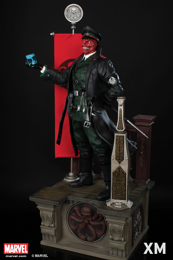 九頭蛇萬歲！！XM Studios Premium Collectibles【紅骷髏】Red Skull 1/4 比例 全身雕像作品