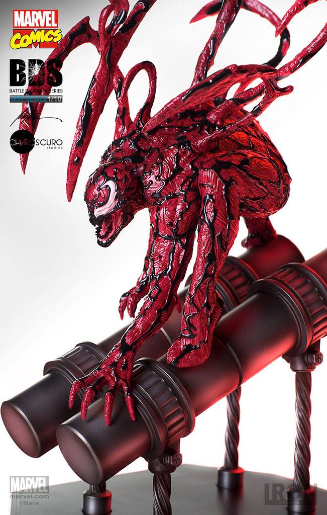 殘暴成性的血紅惡魔！！Iron Studios Battle Diorama 系列【屠殺】Carnage BDS Art Scale 1/10 比例決鬥場景作品