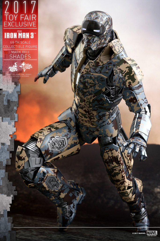2017 香港動漫節限定版！Hot Toys - MMS415 - 《鋼鐵人3》1/6 比例馬克23 - 暗影 Iron Man 3 Mark XXIII