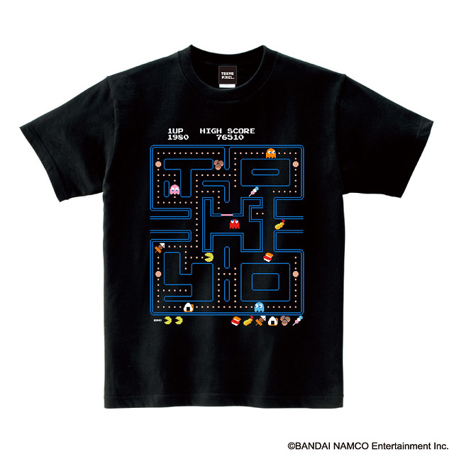 五種限定款式！《小精靈》當地土產TEE登場～ ご当地パックマンＴシャツシリーズ