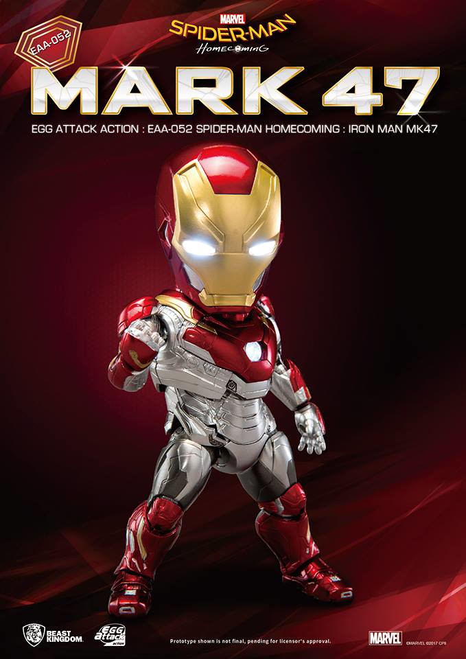 野獸國 Egg Attack Action 系列【鋼鐵人馬克47】蜘蛛人：返校日 Iron man Mark 47 EAA-052 | 玩具人