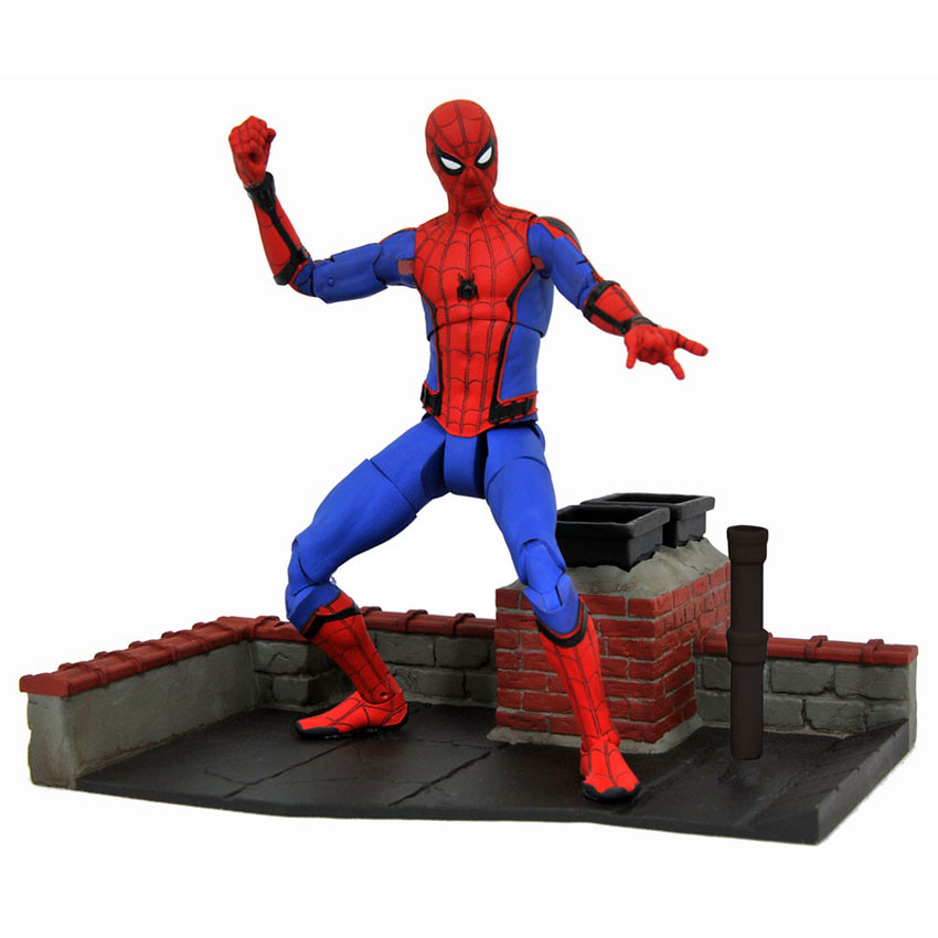 Marvel Select【蜘蛛人】蜘蛛人：返校日 Tech Suit Spider-Man 7 吋可動人偶作品