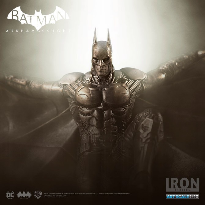 Iron Studios 蝙蝠俠：阿卡漢騎士【蝙蝠俠 青銅版】Arkham Knight Batman（Bronze Edition） 1/10 比例全身雕像作品