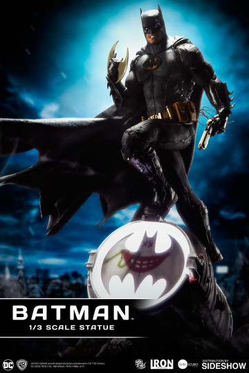 Iron Studios【蝙蝠俠 黑色蝙蝠戰衣版】Batman (Black Edition) 1/3 比例巨大場景雕像作品