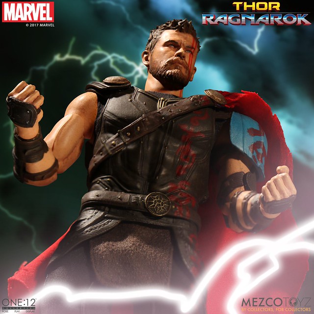 「官圖＆販售資訊更新！！」MEZCO – ONE:12 COLLECTIVE 系列【角鬥士索爾】Gladiator Thor 1/12 比例人偶作品