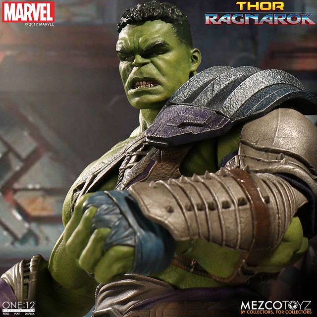 「官圖＆販售資訊更新」MEZCO – ONE:12 COLLECTIVE 系列【角鬥士浩克】Gladiator Hulk 1/12 比例人偶作品