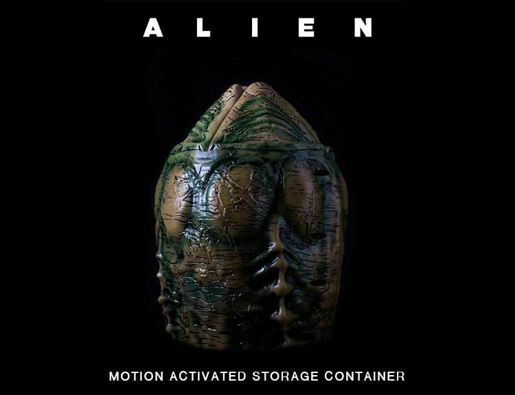 真....真的動了啊！！Middle of Beyond【異形蛋收納罐】Alien Xenomorph Egg Storage Container「別怕！靠近點看，不會有事的～」
