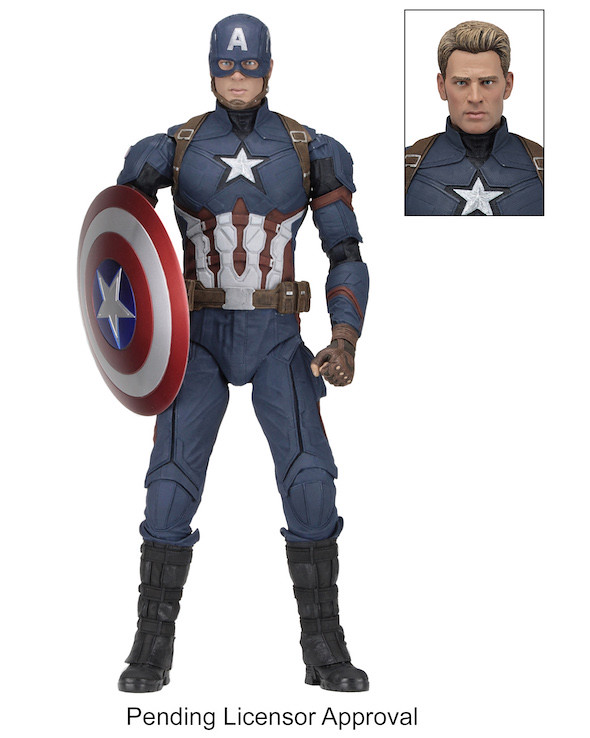 英雄內戰？！NECA MARVEL 系列【美國隊長】Captain America 1/4 比例可動人偶作品