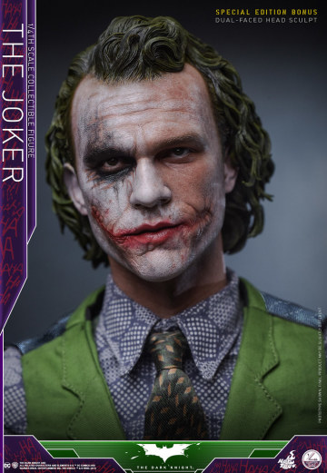 Hot Toys - QS010 - 蝙蝠俠：黑暗騎士【小丑】The Dark Knight The Joker 1/4 比例人偶作品