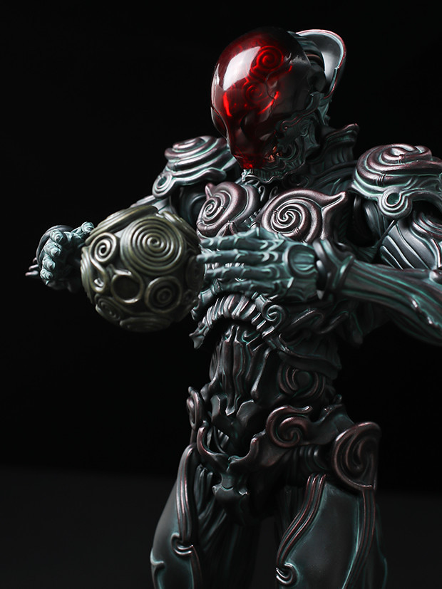 WF2017S限定】1000toys 竹谷隆之原創作品「縄文傀儡墨黒」