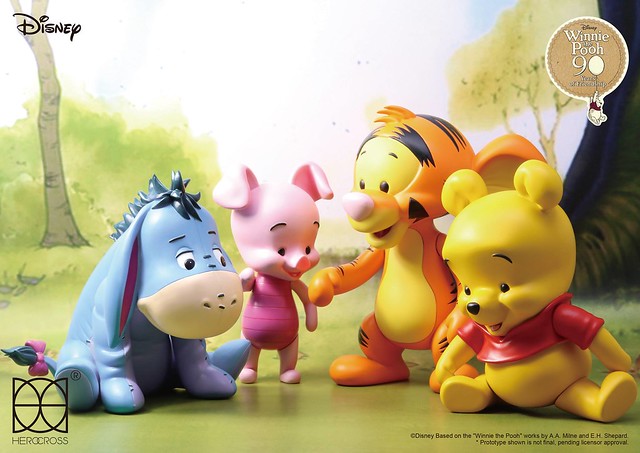 百畝森林中最可愛的夥伴們～～HEROCROSS Hyper Vinyl 系列【小熊維尼】Winnie the Pooh 療癒登場！
