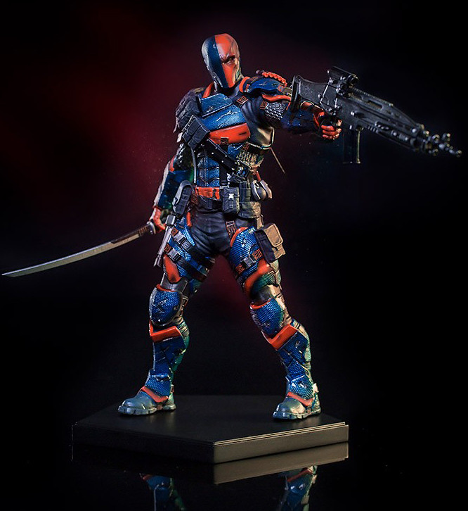 「世上最昂貴刺客」參戰！！Iron Studios 蝙蝠俠：阿卡漢騎士【喪鐘】Arkham Knight Deathstroke 1/10 比例全身雕像作品