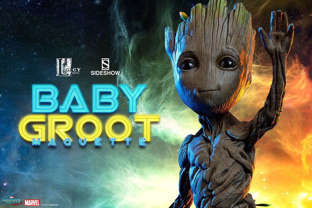 Sideshow Collectibles【星際異攻隊2：小格魯特】Baby Groot Maquette 1：1 比例全身雕像作品