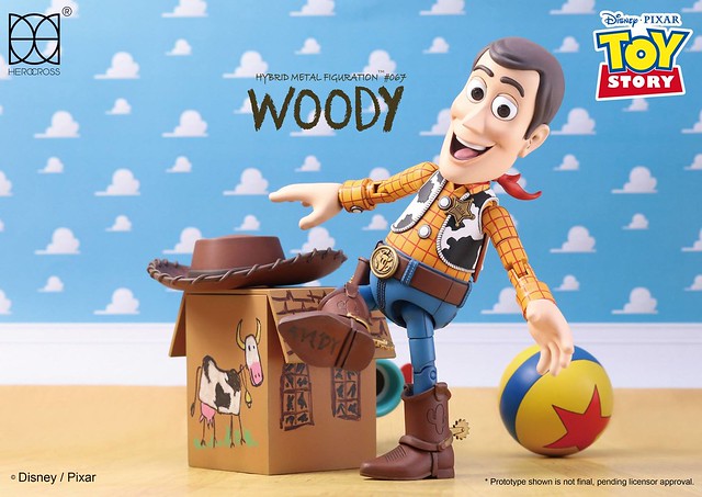 玩具人們最好的夥伴！！HEROCROSS HMF 系列 玩具總動員【胡迪】Toy Story Woody 經典登場！！