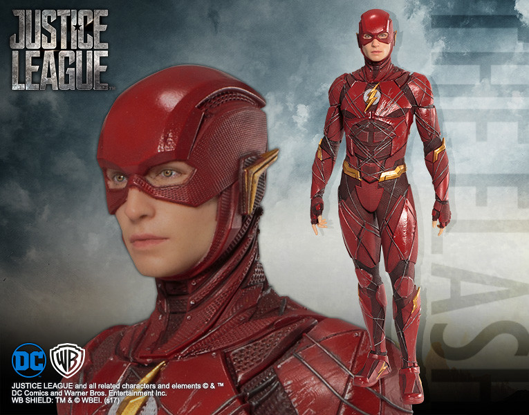 壽屋 ARTFX+ 系列【正義聯盟：閃電俠】JUSTICE LEAGUE フラッシュ 1/10 比例全身雕像作品