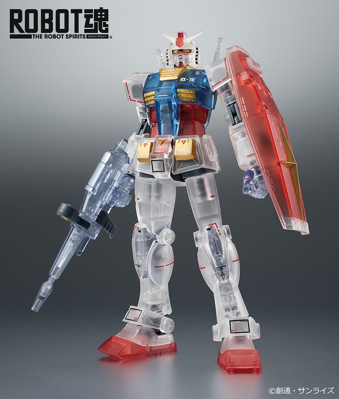 【新增官圖】「魂キャラバン in 福岡PARCO」ROBOT魂 RX-78-2 《機動戰士鋼彈》初鋼 ver. A.N.I.M.E.『透明限定版』！ガンダム ver. A.N.I.M.E. ～クリアスペック～