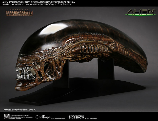 CoolProps 異形4：浴火重生【新戰士異形】Alien Resurrection Alien New Warrior 1：1 比例 頭像道具複製品