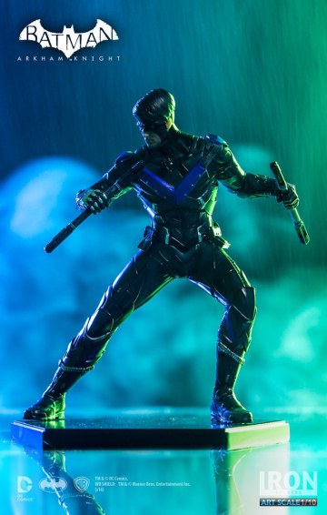 Iron Studios 蝙蝠俠：阿卡漢騎士【夜翼】Arkham Knight Nightwing 1/10 比例全身雕像作品
