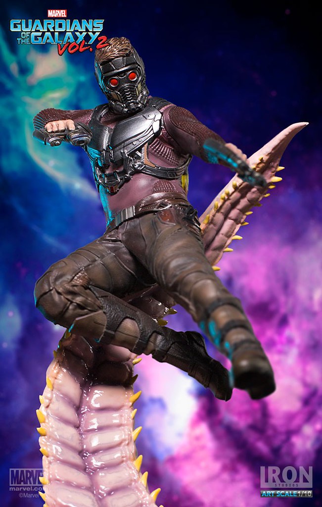 「Showtime A-Holes！！」Iron Studios Battle Diorama 系列 星際異攻隊2【星爵】Guardians of the Galaxy Vol. 2 Star Lord 1/10 比例決鬥場景作品