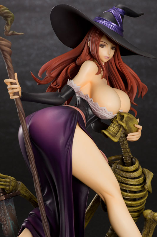 超爆乳妖豔魔女！Orchidseed《魔龍寶冠》女巫（ドラゴンズクラウン ソーサレス）1/7 比例模型