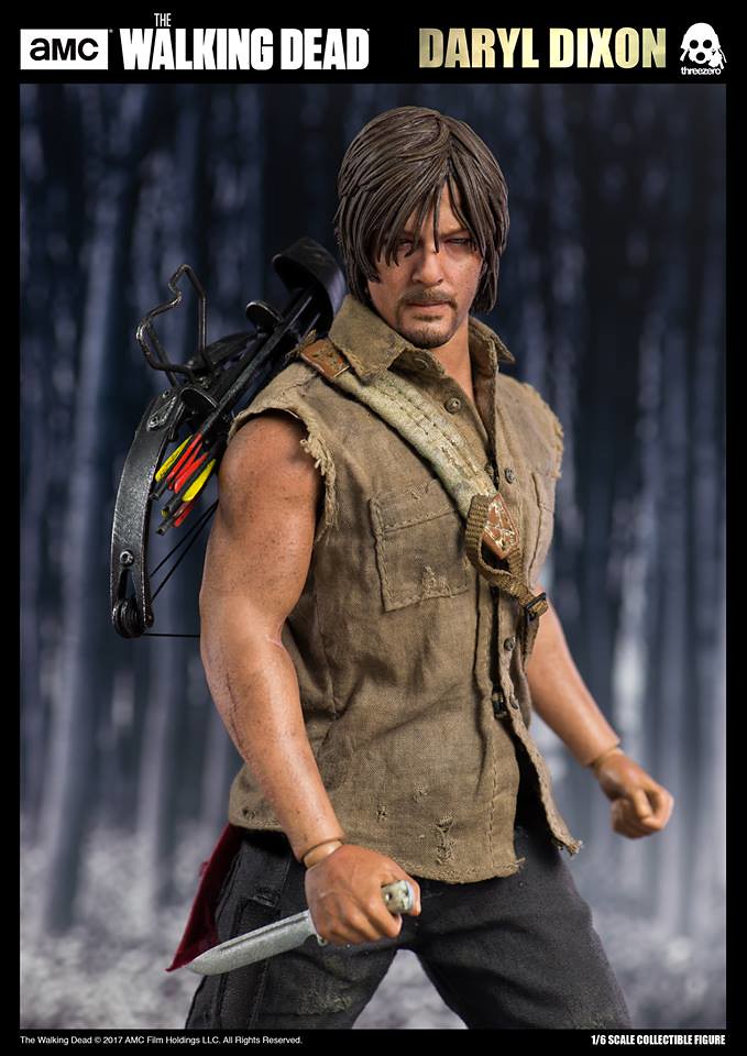 人氣弓箭手登場！！threezero 陰屍路【戴瑞．迪克森】Daryl Dixon 1/6 比例人偶作品