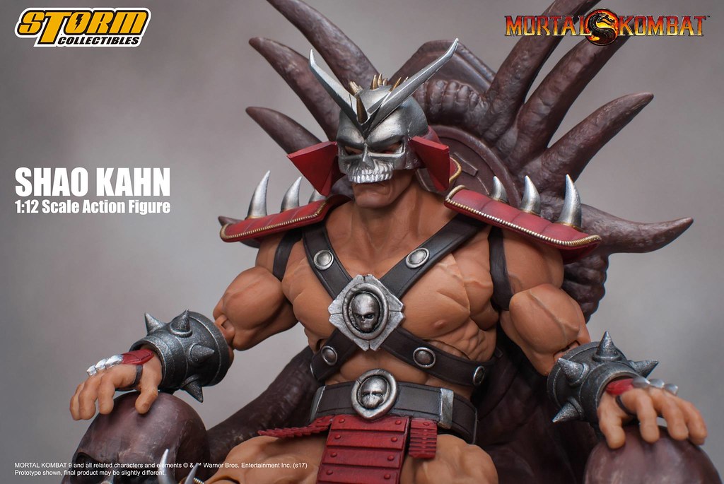 Storm Collectibles 真人快打系列【紹．可汗】Shao Kahn 1/12 比例人偶作品