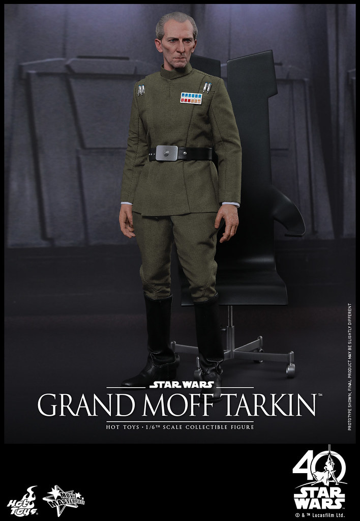 帝國萬歲！！Hot Toys – MMS433 – 星際大戰四部曲：曙光乍現【塔金總督】Grand Moff Tarkin 1/6 比例人偶作品