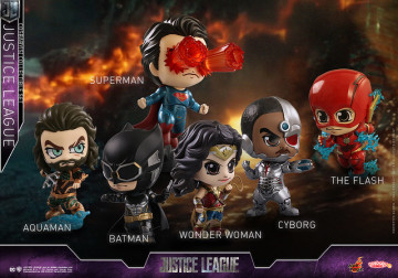 這是正義聯「萌」吧！感覺就超好欺負的！！Hot Toys - COSB390 - 397【正義聯盟】Justice League Cosbaby Collectible Set