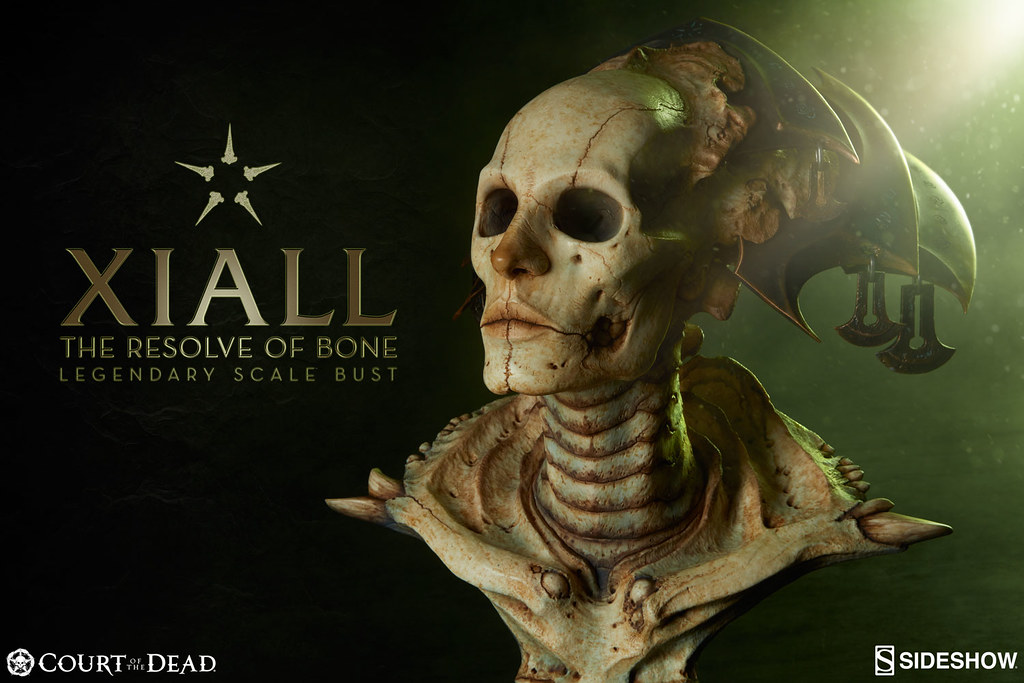 防小偷必備聖品！！Sideshow Collectibles【骨之占卜師：Xiall】Court of the Dead 1/3 比例半身胸像作品