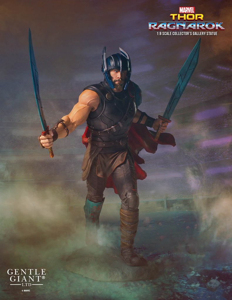悶騷的性感之火來了！！Gentle Giant Collectors Gallery 雷神索爾3：諸神黃昏【索爾】Thor (Ragnarok) 1/8 比例全身雕像作品 