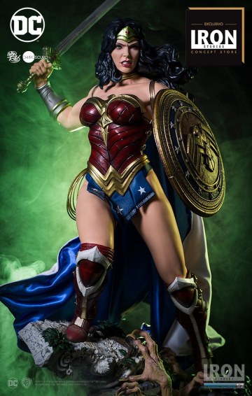 無懈可擊的完美女力！！Iron Studios Prime Scale 系列【神力女超人】Wonder Woman 1/3 比例全身雕像作品