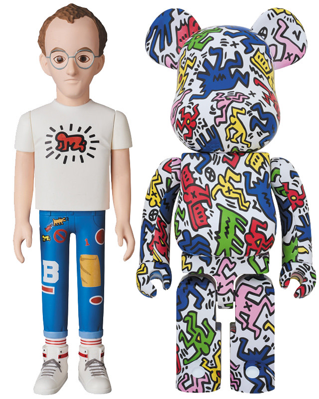 20世紀最偉大的塗鴉天才“凱斯·哈林”經典傑作！BE@RBRICK KEITH HARING 1000％ 與100％ & 400％套裝組