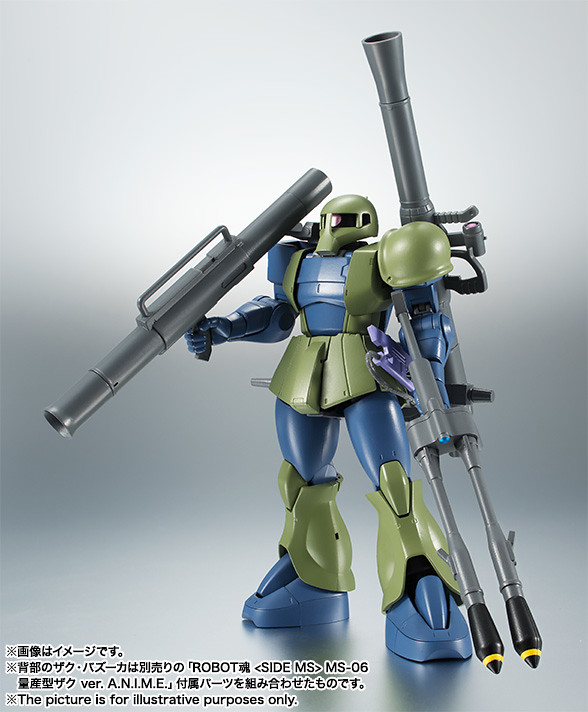 引發大革新的獨眼巨人！ROBOT魂＜SIDE MS＞《機動戰士鋼彈》MS-05 薩克I（舊薩克）旧ザク ver. A.N.I.M.E.