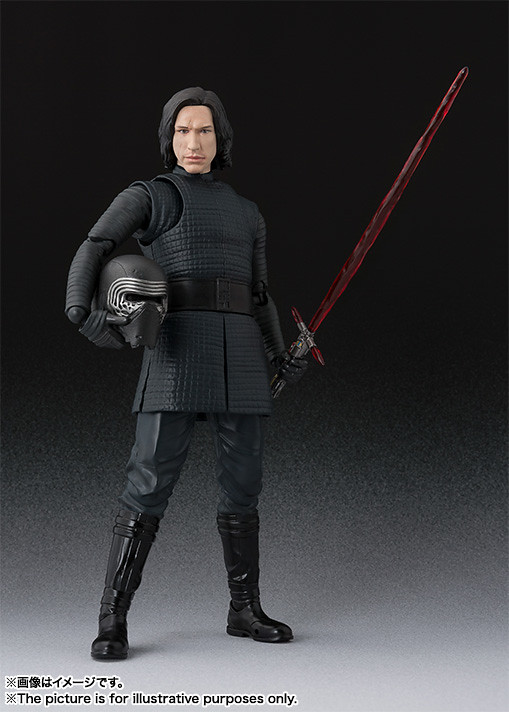 數位塗裝技術再次發威！S.H.Figuarts《星際大戰：最後的絕地武士》凱羅忍 カイロ・レン（THE LAST JEDI）