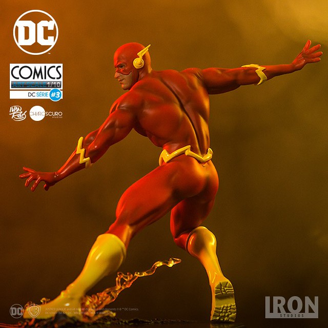 Iron Studios DC Comics【閃電俠】The Flash 1/10 比例全身雕像作品