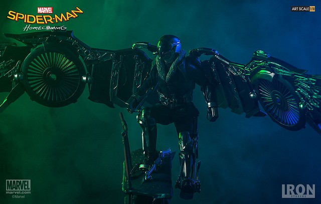 Iron Studios Battle Diorama 系列 蜘蛛人：返校日【禿鷹】Spider-Man: Homecoming Vulture 1/10 比例決鬥場景作品