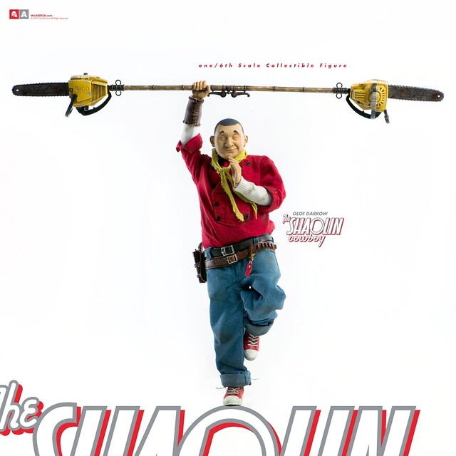 細節漫畫大師傑作立體化！！ threeA X Geof Darrow 沈默的武僧【少林牛仔】The SHAOLIN Cowboy 1/6 比例人偶作品
