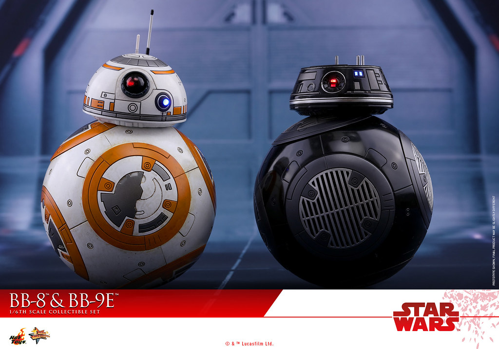 Hot Toys - MMS442 - 《星際大戰：最後的絕地武士》1/6 比例 BB-8 & BB-9E Star Wars: The Last Jedi