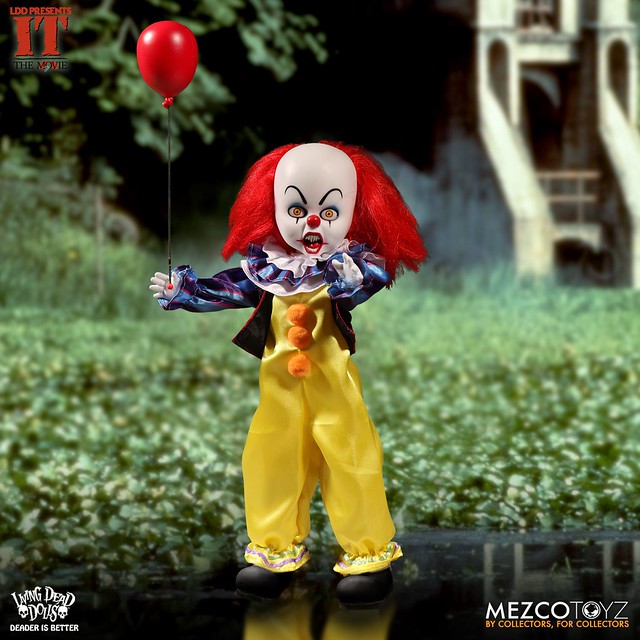 你不想要來顆氣球嗎？ MEZCO 活死人娃娃【牠（1990）跳舞小丑潘尼懷斯】Living Dead Dolls IT 1990: Pennywise